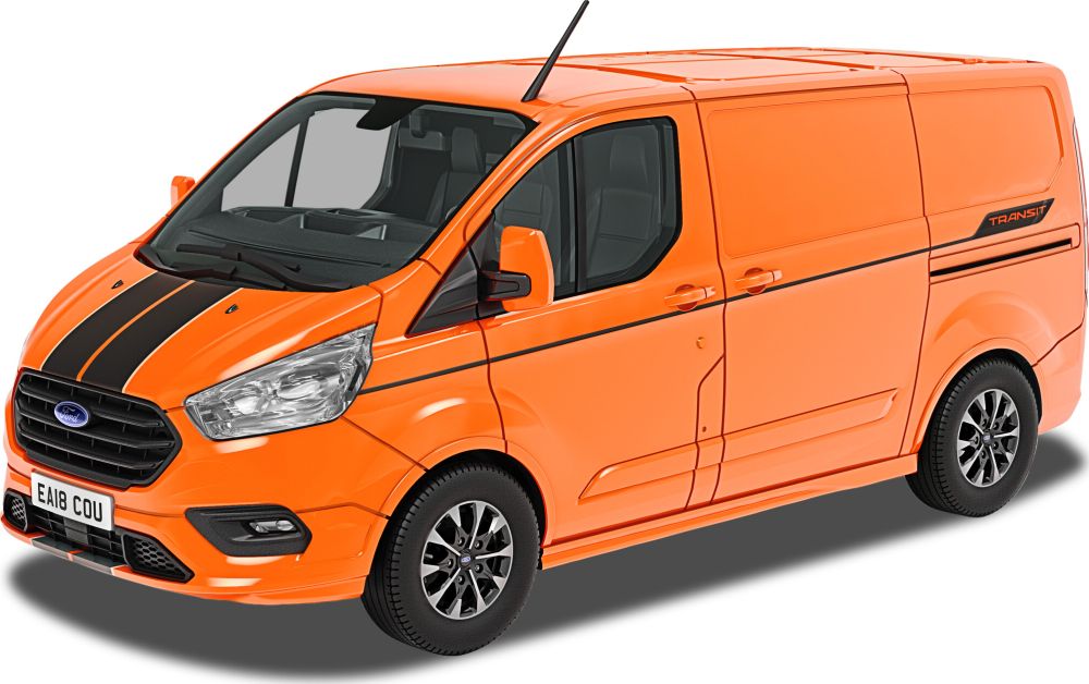 Ford Transit Custom Sport Orange Glow John Ayrey Die Casts